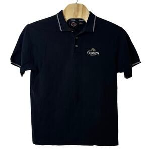 Guinness‎ Official Men’s Short Sleeve Polo Shirt Size L Beer Logo Casual Irish
